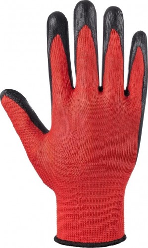 Перчатки нейлоновые  "Комфорт" с нитриловым обливом (10пар) 490-233 - изображение 3