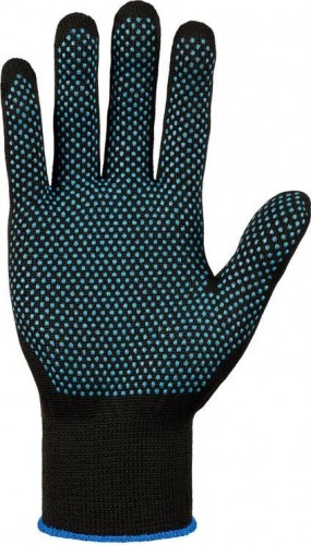 Перчатки нейлоновые  "Комфорт" с ПВХ 15 класс черные (10пар) 490-998 - изображение 2