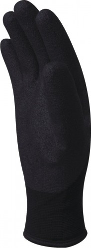 Перчатки с полимерным покрытием Delta Plus HERCULE VV750 утепленные цвет черный размер 10 VV750NO10 - изображение 2