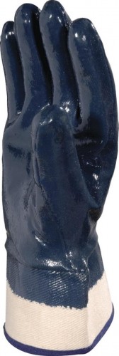 Перчатки с полимерным покрытием Delta Plus NI175 крага, цвет синий, размер 10 NI17510 - изображение 2