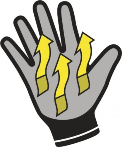 Перчатки трикотажные Delta Plus VE713 с двойным нитриловым покрытием, размер 10 VE71310 - изображение 3