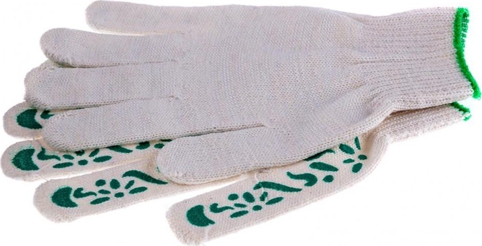 Перчатки трикотажные PALISAD Летний сад пвх-покрытие 10 класс 67771 - изображение 2