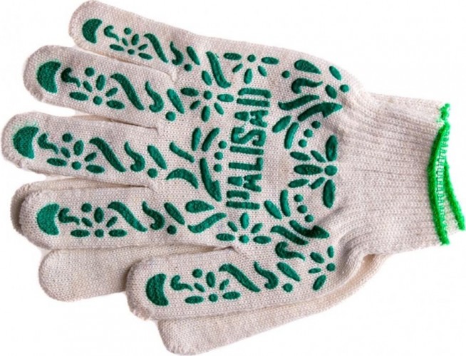 Перчатки трикотажные PALISAD Летний сад пвх-покрытие 10 класс 67771