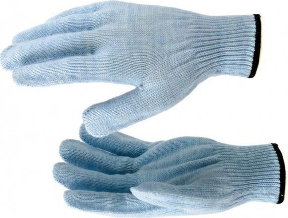 Перчатки трикотажные СИБРТЕХ акрил, цвет: зенит оверлок. 68656