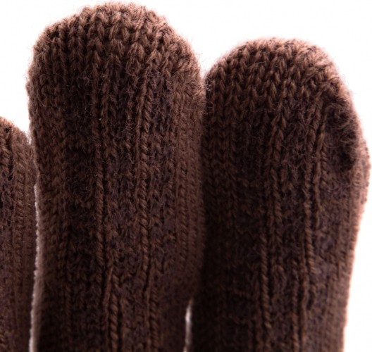 Перчатки трикотажные СИБРТЕХ акрил, ПВХ гель "Протектор", коричневые 68663 - изображение 3