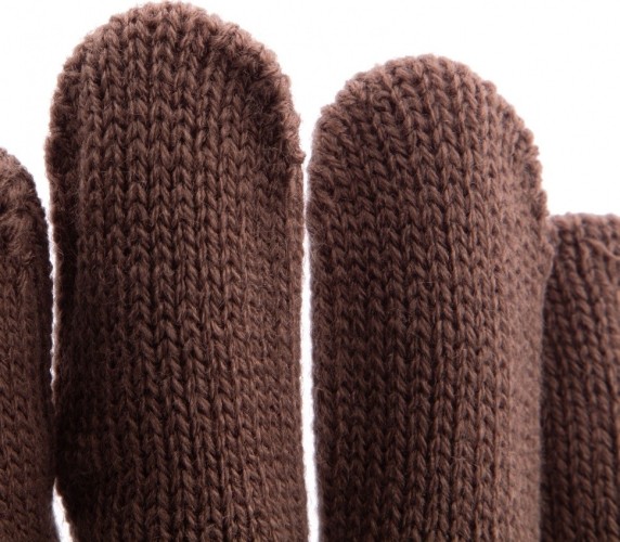 Перчатки трикотажные СИБРТЕХ акрил, ПВХ гель "Протектор", коричневые 68663 - изображение 4