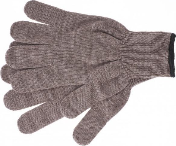Перчатки трикотажные СИБРТЕХ крил, цвет: коричневый оверлок. 68653