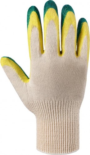 Перчатки трикотажные  "Стандарт" 13 класс с 2 латексным обливом (300пар) 914-611 - изображение 3