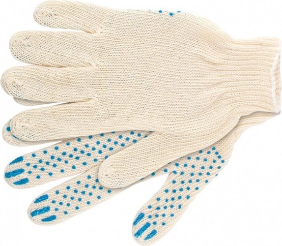 Перчатки трикотажные "Точка" пвх-покрытие 7 класс 67772