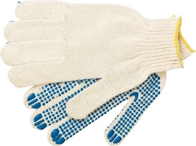 Перчатки трикотажные "Точка" для ремонтных и строительных работ,антискольжение 67717 - изображение 3