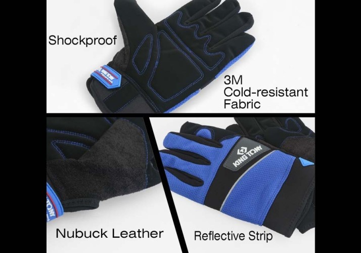 Перчатки универсальные KING TONY 9TH44-XXL утепленные, размер xxl - изображение 3