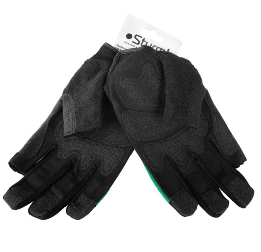 Перчатки универсальные Sturm 8054-04-M муж.алькантара,открыт.указ и бол.пальцы - изображение 2
