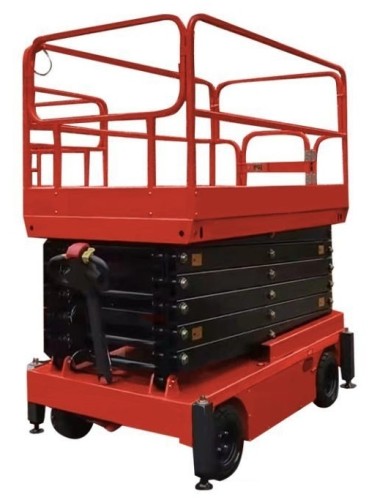 Передвижной телескопический подъемник SKYER SPF1305 самоходный, ножничный, ведомый