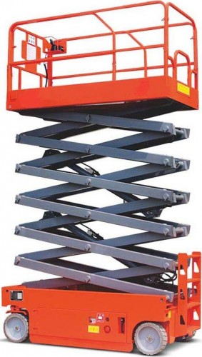 Передвижной телескопический подъемник TOR GTJZ ножничный самоходный 240 кг 4 м (автономный) 1009022