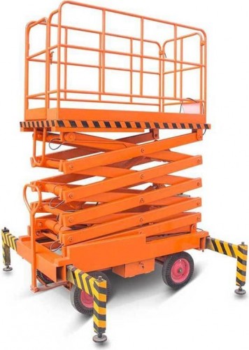 Передвижной телескопический подъемник TOR SJY-0,5-9DC ножничный 500 кг 9 м (автономный) 1017007