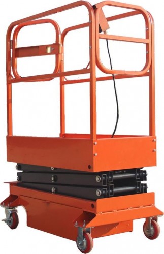 Передвижной телескопический подъемник TOR GTJY ножничный 240 кг 3 м (автономный) 1009041