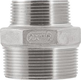 Переход резьбовой UNIPUMP  2”НР / 1,5”НР нерж. cталь 80911