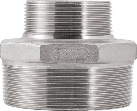 Переход резьбовой UNIPUMP 3”НР / 2”НР резьбовой нерж. cталь 58128
