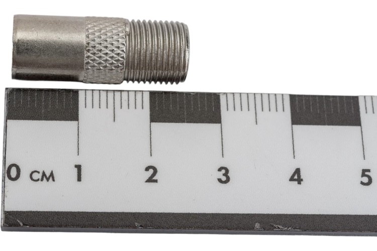 Переходник антенный Proconnect 05-4303-4-7 (гнездо F-штекер TV), для кабеля RG-6, никель - изображение 4