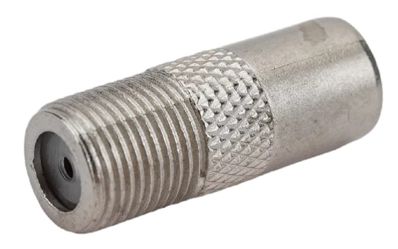 Переходник антенный Proconnect 05-4303-4-7 (гнездо F-штекер TV), для кабеля RG-6, никель - изображение 2