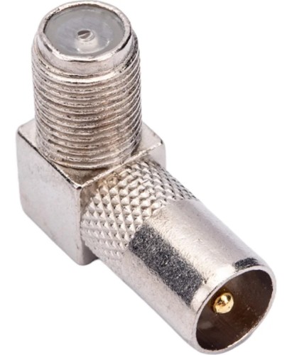 Переходник антенный Proconnect 05-4311-4-7 (гнездо F-штекер TV), угловой, для кабеля RG-6 - изображение 5