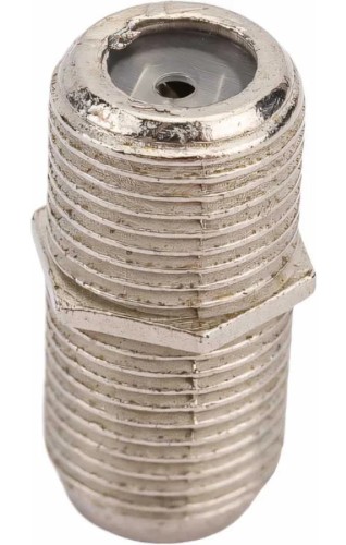 Переходник антенный Proconnect 05-4201-6-7 (гнездо F-гнездо F), бочка, для кабеля RG-6 никель - изображение 2