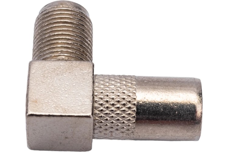 Переходник антенный Proconnect 05-4311-4-7 (гнездо F-штекер TV), угловой, для кабеля RG-6