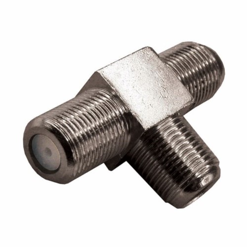 Переходник антенный REXANT 06-0022-A (3 гнезда F), тройник никель