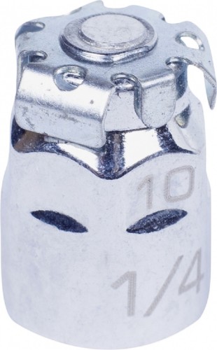 Переходник для трещоточных ключей KING TONY 373202H с 10 мм для вставок 1/4"