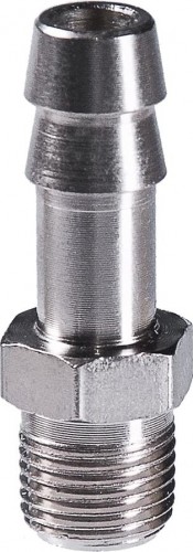 Переходник FUBAG 180267 1/8"M на елочку 8мм с обжимным кольцом 8x13мм 180267