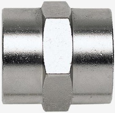 Переходник GAV 1225/5 F1/2-F1/2 цилиндр. муфта 12025