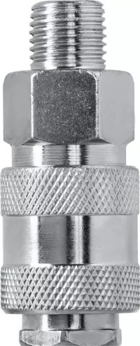 Переходник KRAFTOOL 06594-1/4 1/4"M-рапид муфта