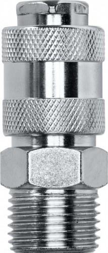 Переходник KRAFTOOL 1/2"M - рапид муфта 06594-1/2