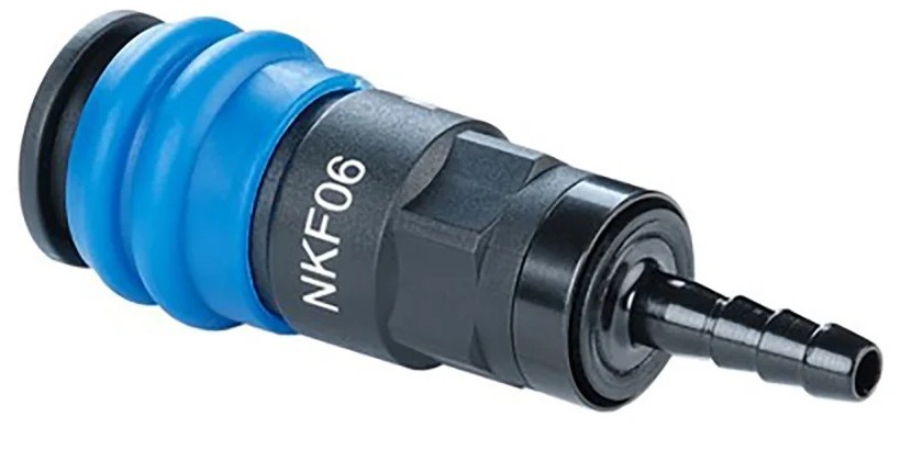 Переходник NORDBERG NKF06 композитный "мама" быстросъемный-елочка диам. 6 мм ЦБ-00018217