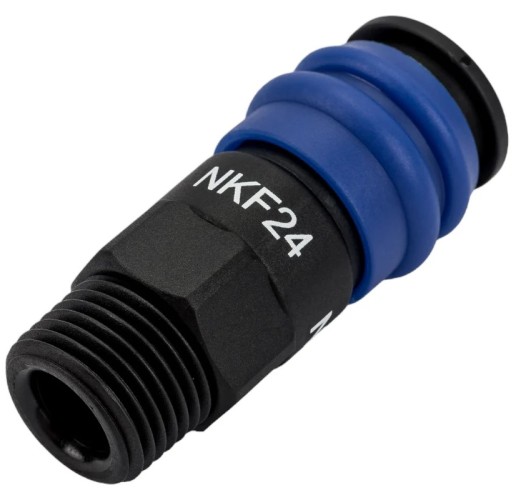 Переходник NORDBERG NKF24 композитный "мама" быстросъемный-резьба M1/2" ЦБ-00018220
