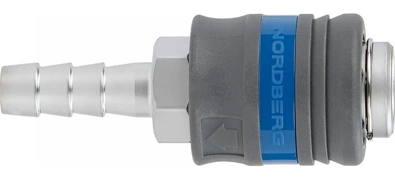 Переходник NORDBERG NPF10P быстросъемный разъем "мама" диам. 10 мм