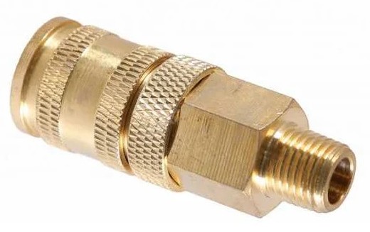 Переходник NORDBERG NPF22B быстросъемный резьба "мама" M1/4", латунь - изображение 2