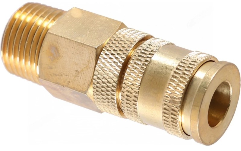 Переходник NORDBERG NPF24B быстросъемный резьба "мама" M1/2", латунь