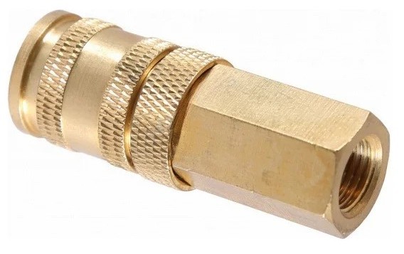 Переходник NORDBERG NPF32B быстросъемный резьба "мама" F1/4", латунь - изображение 2