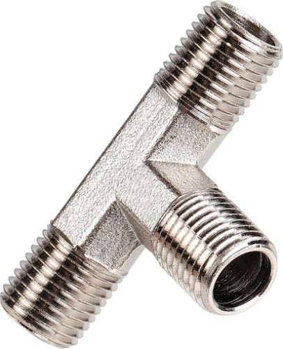 Переходник NORDBERG NPT2MMM тройник Т-образный MMM1/4" ЦБ-0010497