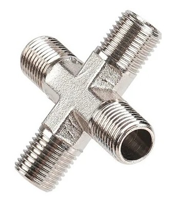 Переходник NORDBERG NPX2MMMM крест mmmm1/4" ЦБ-0010503