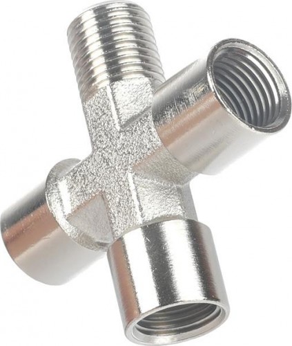 Переходник PATRIOT 1259/2 (крест 1/4"MFFF) 830900015 - изображение 2