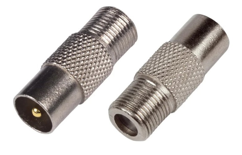 Переходник Proconnect 05-4303-4 ( уп 100 шт ) гн F-шт TV (03-083-B) 05-4303-4