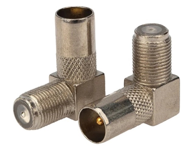 Переходник Proconnect 05-4311-4 ( уп. 50 штук ) гн F-шт TV угловой (03-153) 05-4311-4 - изображение 2