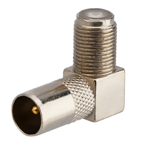 Переходник Proconnect 05-4311-4 ( уп. 50 штук ) гн F-шт TV угловой (03-153) 05-4311-4