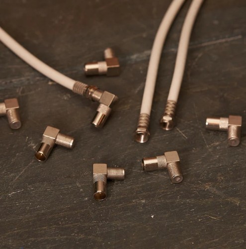 Переходник Proconnect 05-4311-4 ( уп. 50 штук ) гн F-шт TV угловой (03-153) 05-4311-4 - изображение 3