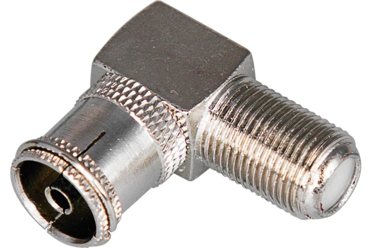 Переходник Proconnect 05-4312-4 ( уп. 50 штук ) гн F-гн TV угловой (03-152) 05-4312-4