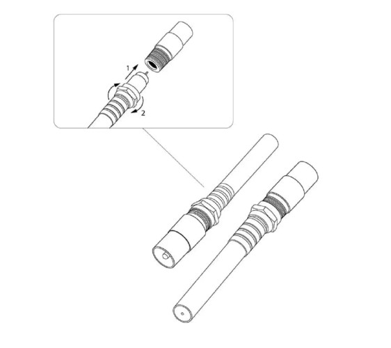 Переходник REXANT 05-4303 ( уп 100 шт ) гн F-шт TV (03-083) 05-4303 - изображение 3