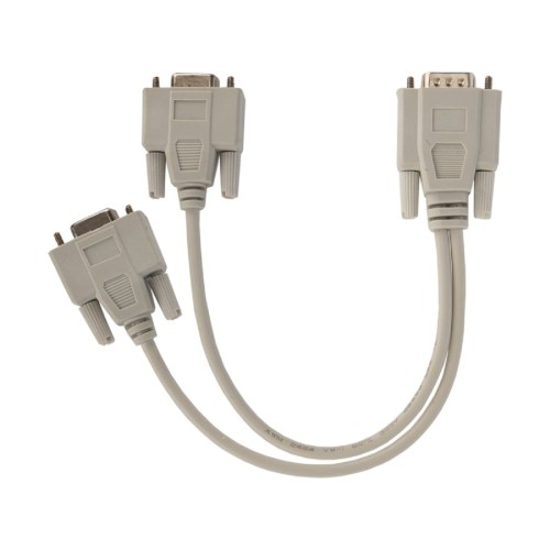 Переходник штекер REXANT 17-6834 VGA-2 гнезда VGA, провод - изображение 2