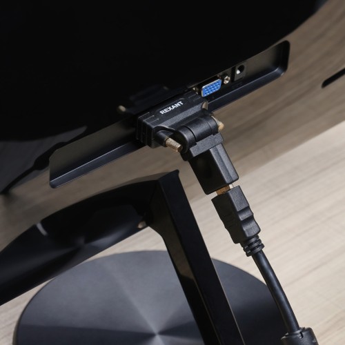 Переходник штекер REXANT 17-6812 DVI-I-гнездо HDMI, поворотный - изображение 5